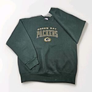 Vintage Green Bay Packers Sweatshirt Mens XL NFL Football Pro Player 90s Sweater